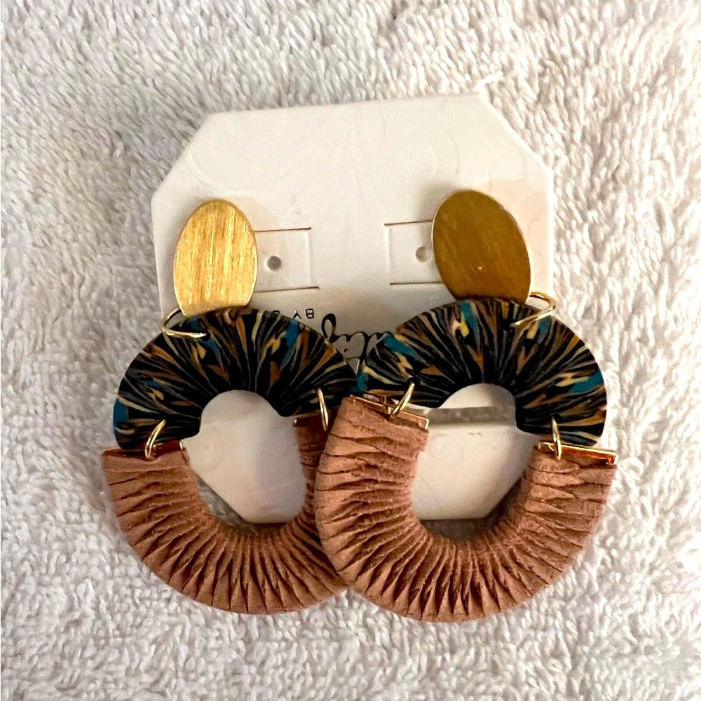 BUCKLE Dangle Post Earrings